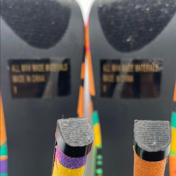 Aztec Print Platform High Heels Shoes Charlotte Russe Size 8 Colorful Canvas - Picture 8 of 15